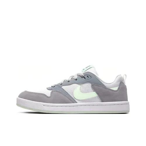 Nike SB Alleyoop Skateboard Shoes Women's Low-Top Particle Gray/White