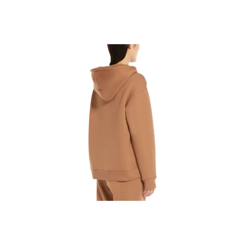 MaxMara Logo Embroidered Drawstring Hoodie-6