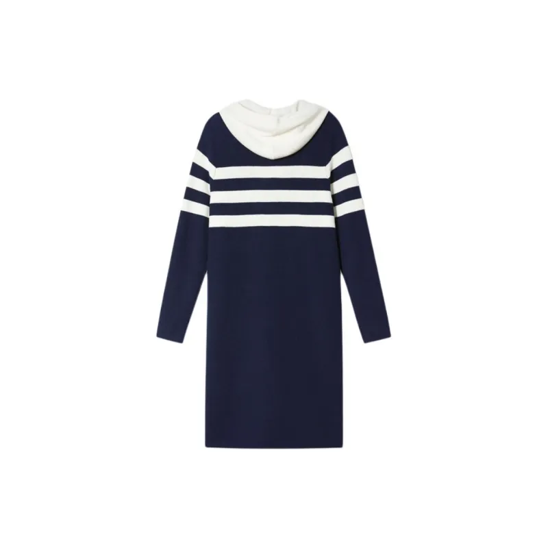 PSALTER Long Sleeved Dresses Women's Navy Blue-1