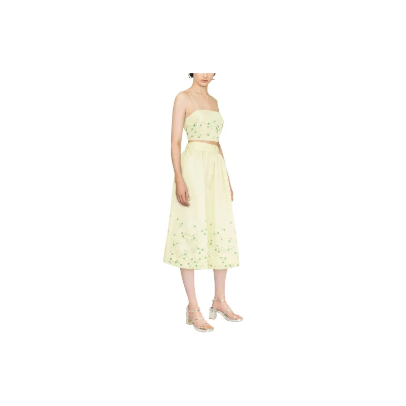GANNI Camisoles Women's Green-4