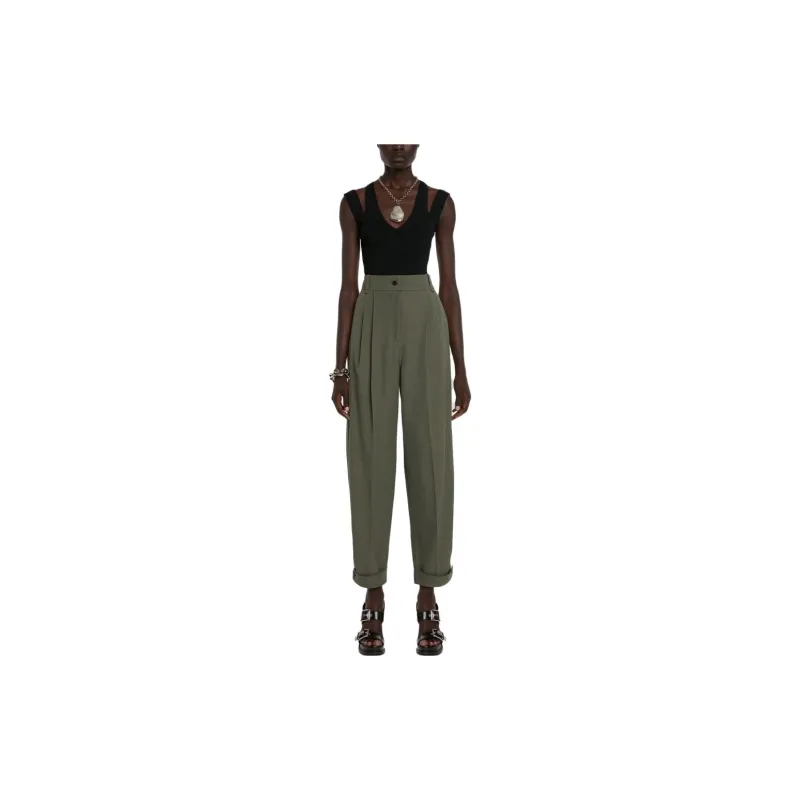 Alexander McQueen Casual Pants Women's Green-1