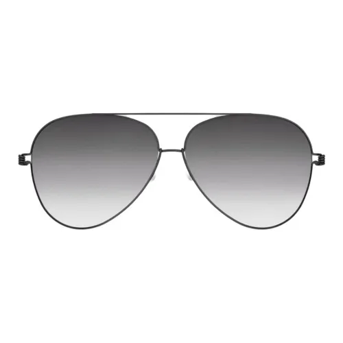 LINDBERG Aviator Sunglasses Unisex Black
