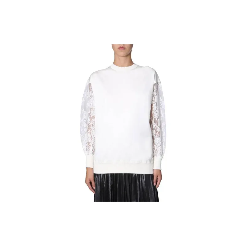 Givenchy Lace Sleeves Jumper-1