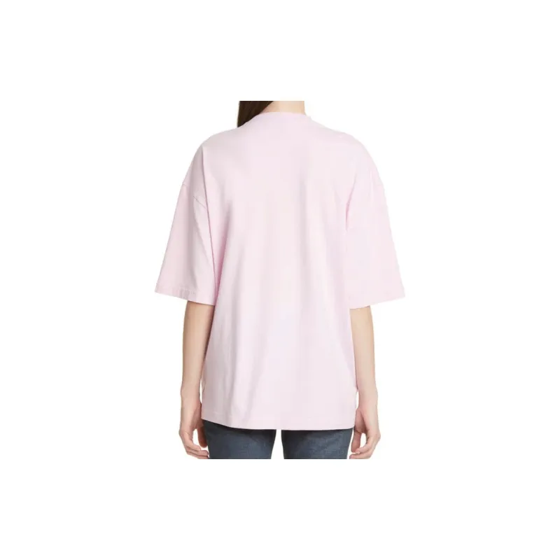 Balenciaga T Shirt Women's Pink Regular Fit-2