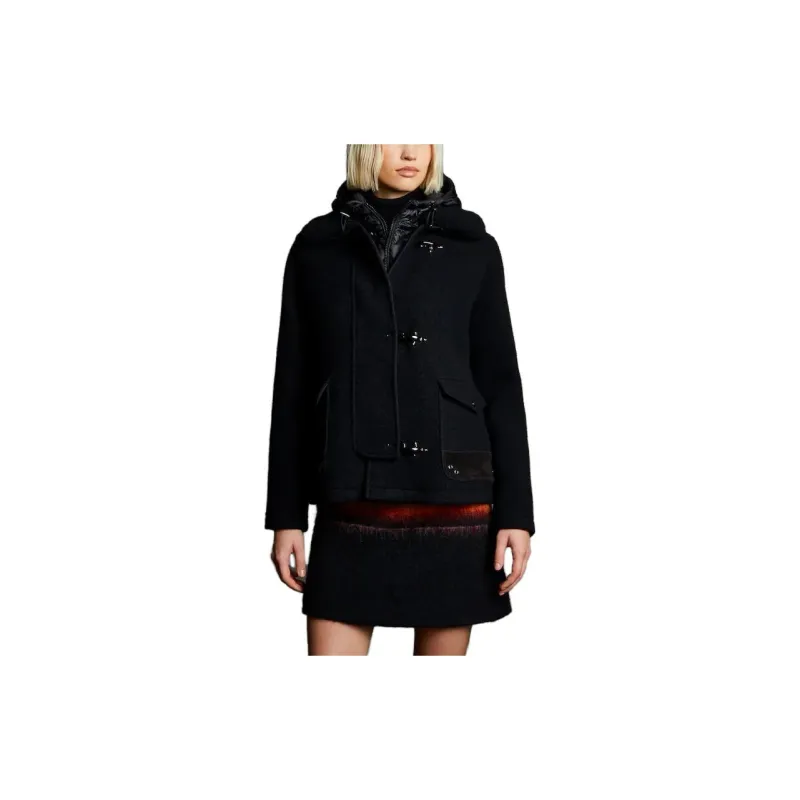 FAY 3 Ganci Faux Shearling trim Jacket-1