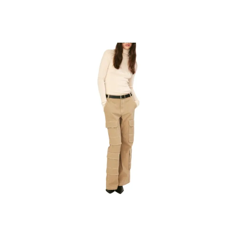 H&M Cargo Pants Women's Beige-4