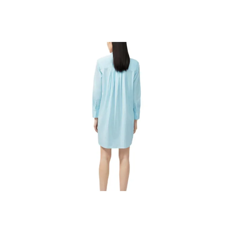 CLUB MONACO Long-Sleeved Dresses Women's Blue-3
