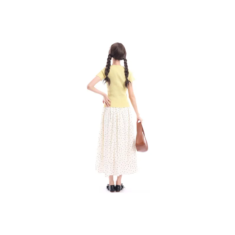 DEDY Two Piece Skirt Sets Women's T Shirt+Skirt-2