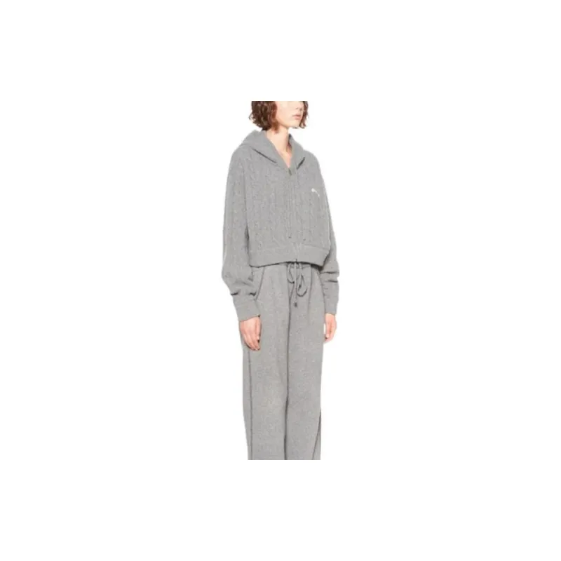 MIU MIU Cashmere Sweaters Women's Gray-3