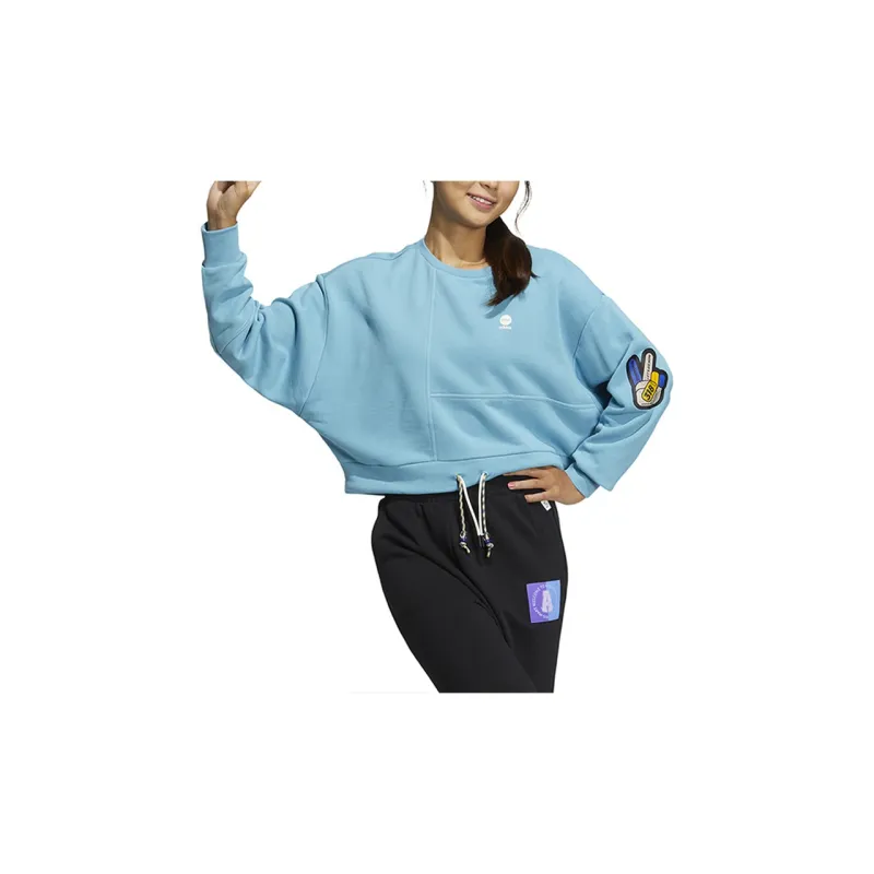 Adidas Neo Sweatshirts Women's Blue-1