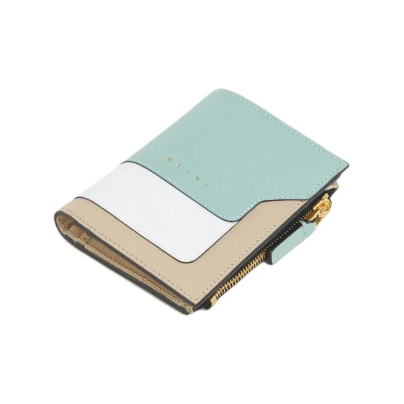 MARNI Logo Detailed Panelled Zipped Wallet-2