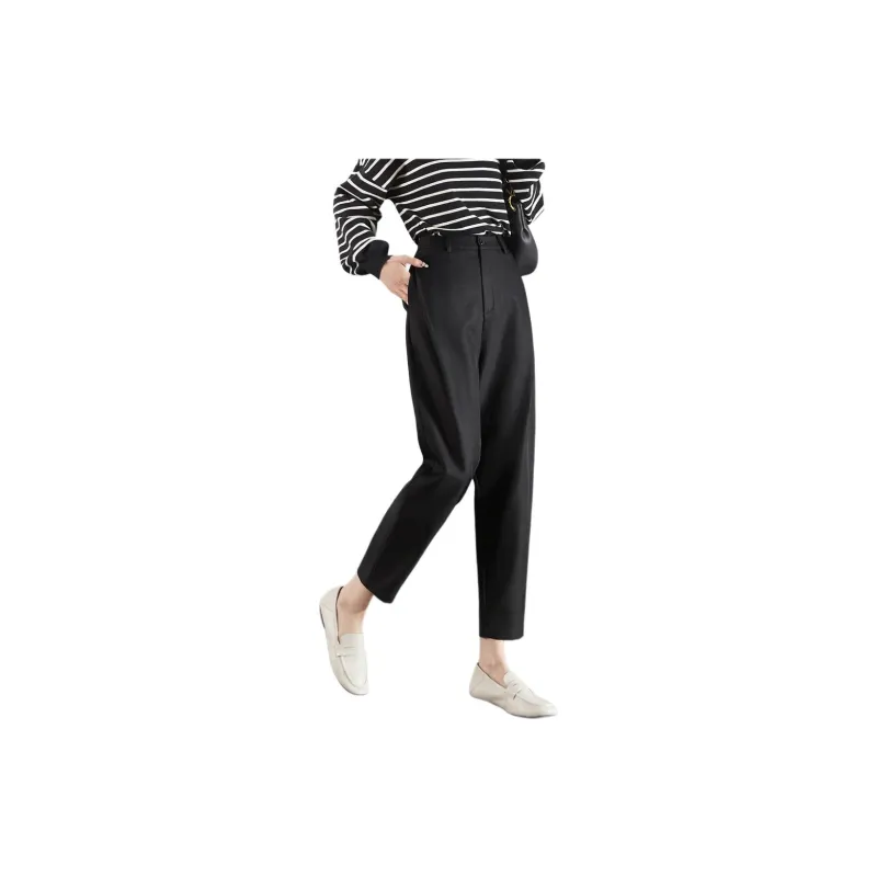 Mo Han Yi Mei Casual Pants Women's Black-1