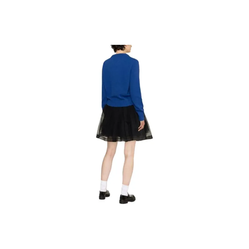 GANNI Logo Intarsia Knitted Crewneck Jumper-2