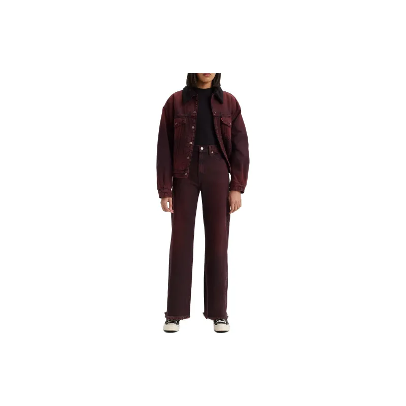 Levis Jeans Women's Burgundy-3
