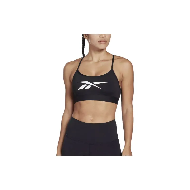 Reebok S LUX SKINNY STRAP BRA Sports Underwear Women's Black-2