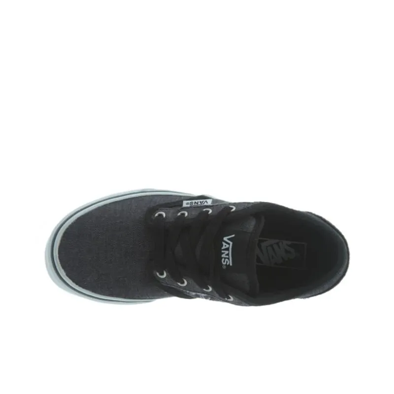 Vans Atwood Slip Resistant Low Top Kids' Skateboarding Shoes Gray Teenagers-1