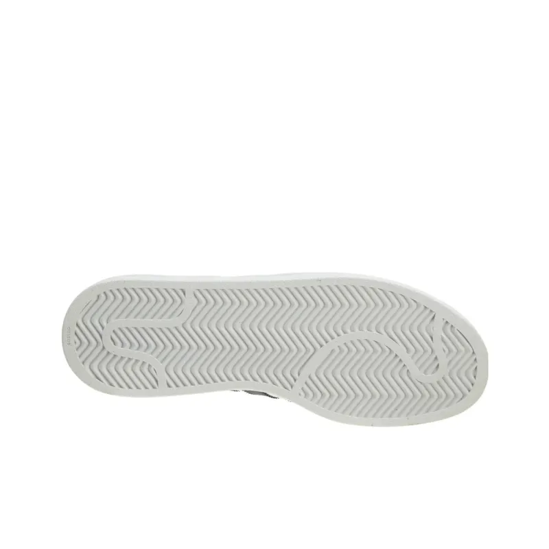 Adidas Superstar 2 J Cushioned Wear-Resistant Breathable Low-Top Kids' Skateboarding Shoes Black White Teenagers-4