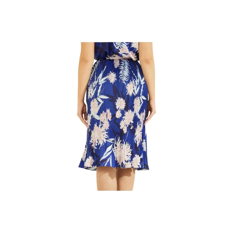 GUESS Halley Skirt Casual Long Skirts Women's Blue-2