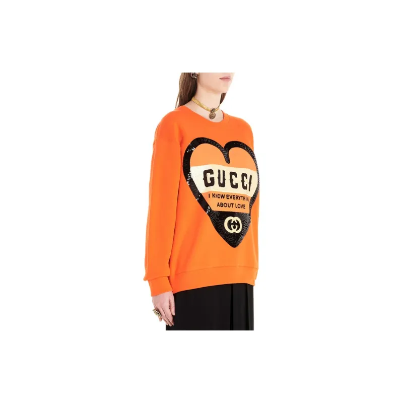 GUCCI Sweatshirts Women's Orange-2