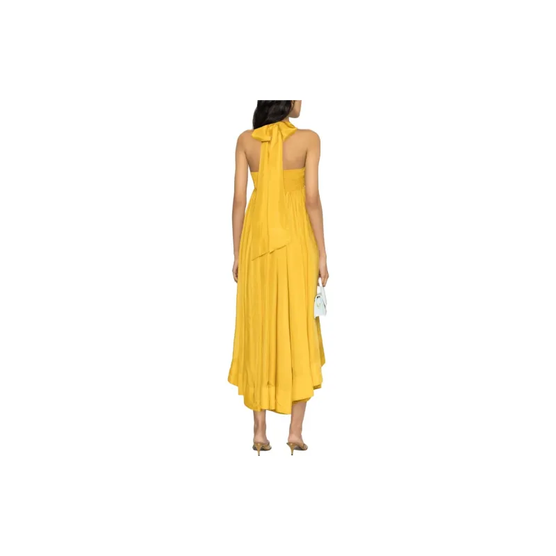 Zimmermann Devi Halterneck Asymmetric Dress-2