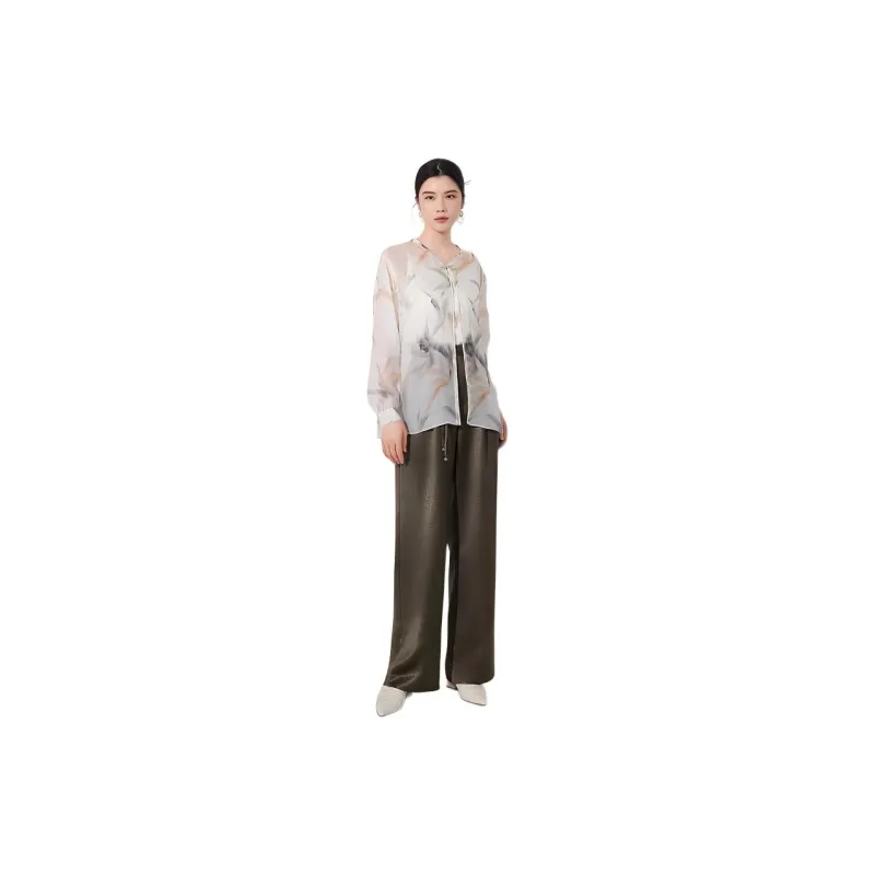 BBLLUUEE Shirt Women's Morning Sky Green-2