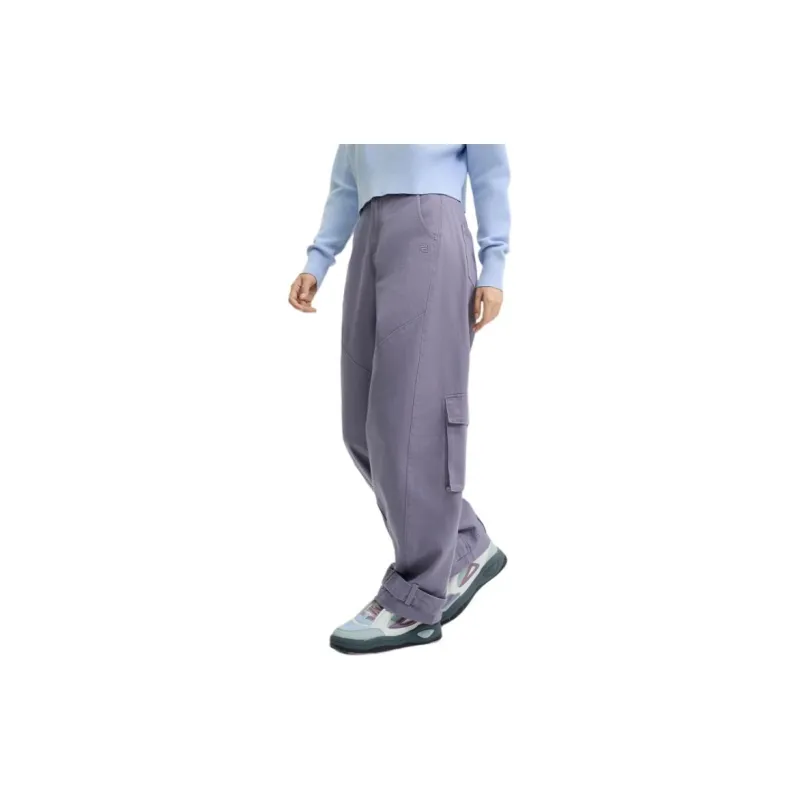 FILA ORIGINALE Cargo Pants Women's Moonball Gray-1