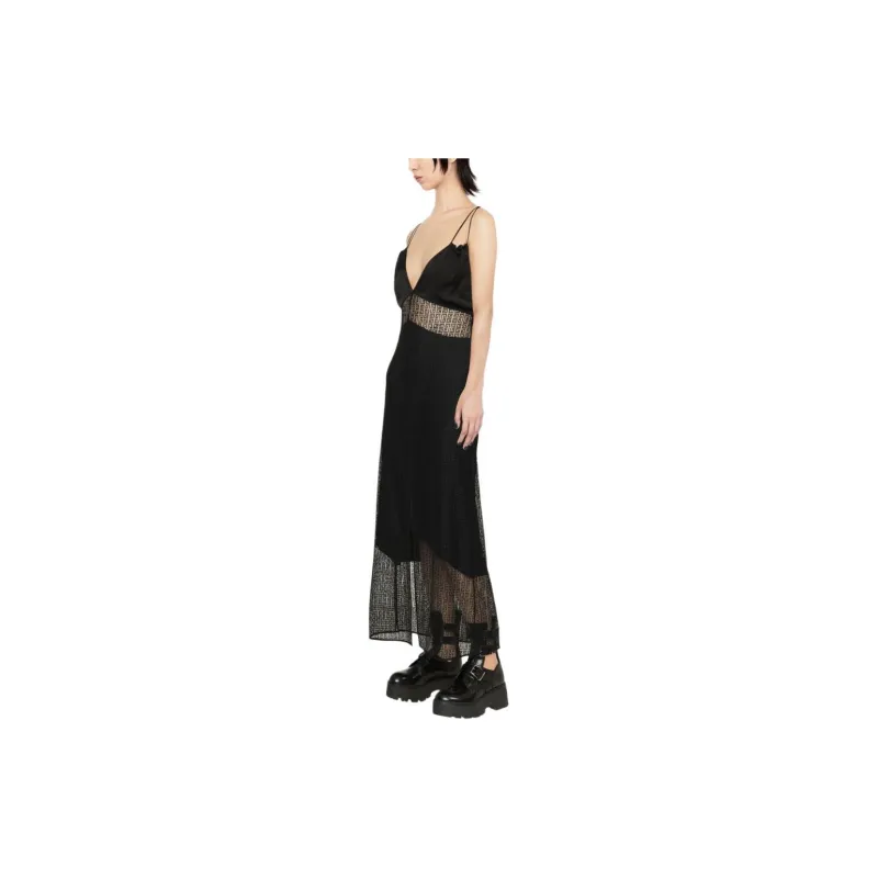 Givenchy 4G-motif Semi-sheer Maxi Dress-3