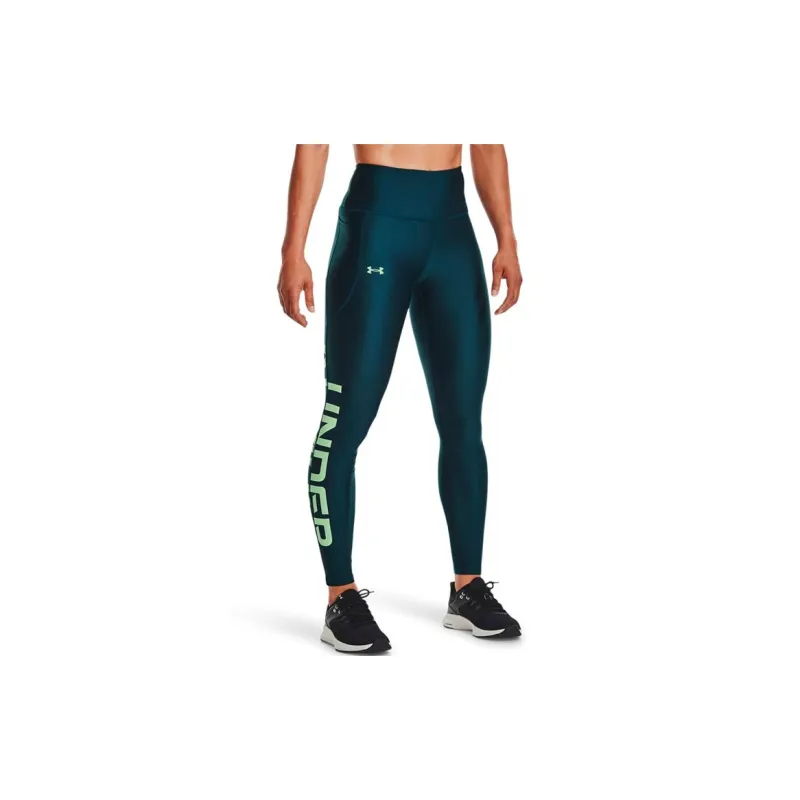 Under Armour HeatGear Yoga Pants Women's Light Gray Blue-2