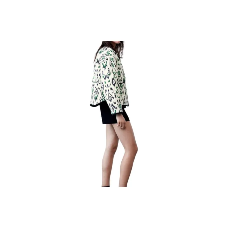 ZARA Jackets Coats Women's Green-4