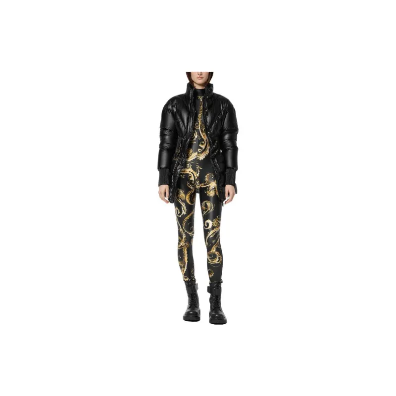 VERSACE JEANS COUTURE Baroque buckle Padded Jacket-1