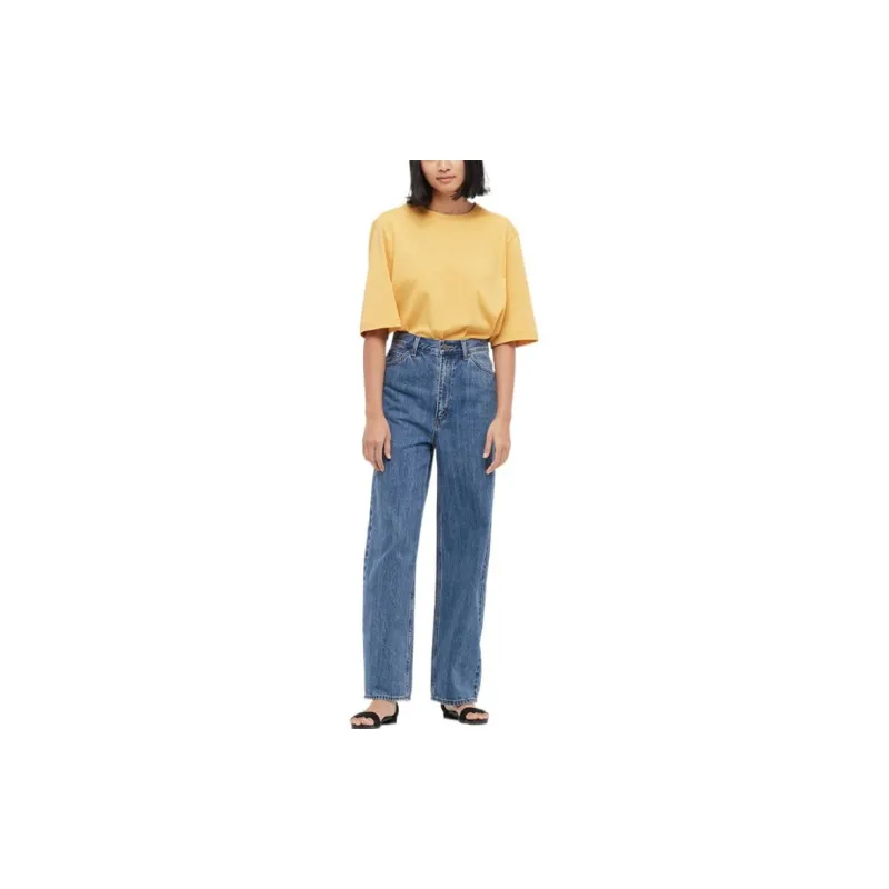 UNIQLO Wide Leg Jeans Women's Royal Blue-1