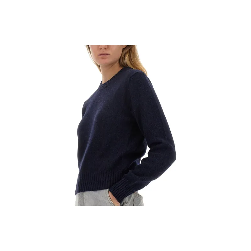Ami Paris Long Sleeved Crewneck Knitted Jumper-2