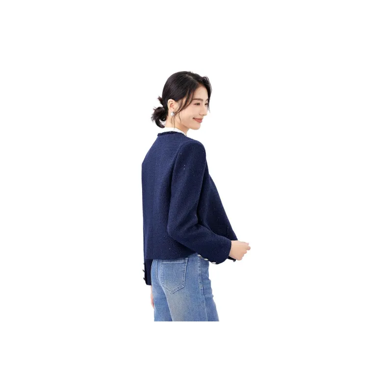 VIMLY Cropped Coats Women's-5