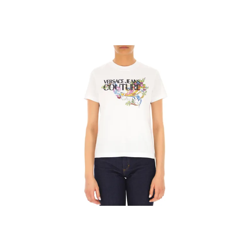 VERSACE JEANS T Shirts Women's White-2