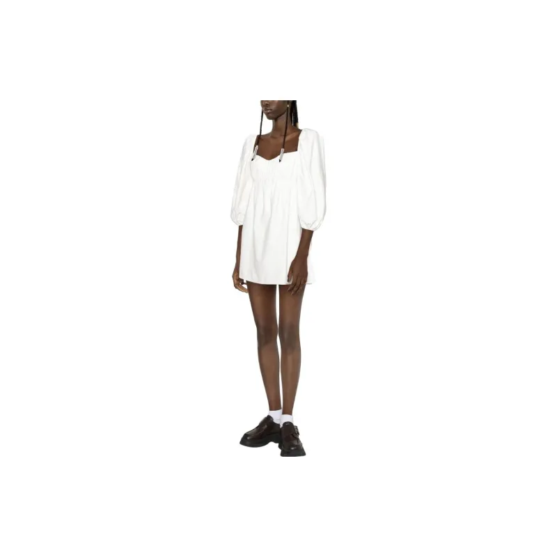 Reformation Long-Sleeved Dresses Women's White-3