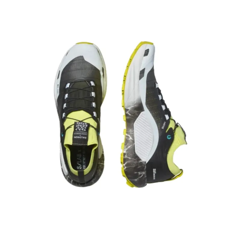 SALOMON S/LAB Anti-Slip Wear-Resistant Low-Top Running Shoes Unisex Black-2