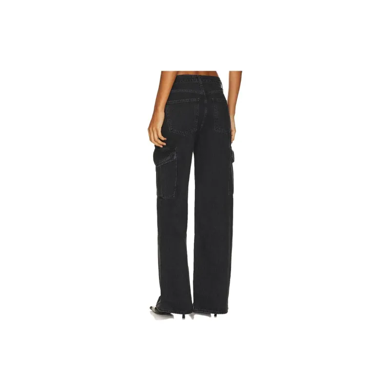 AGOLDE Mid rise Wide leg Jeans-1