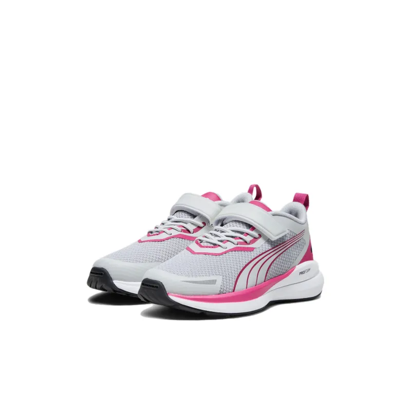 Puma Kruz Little Kid 'Ash Grey Pinktastic'-2