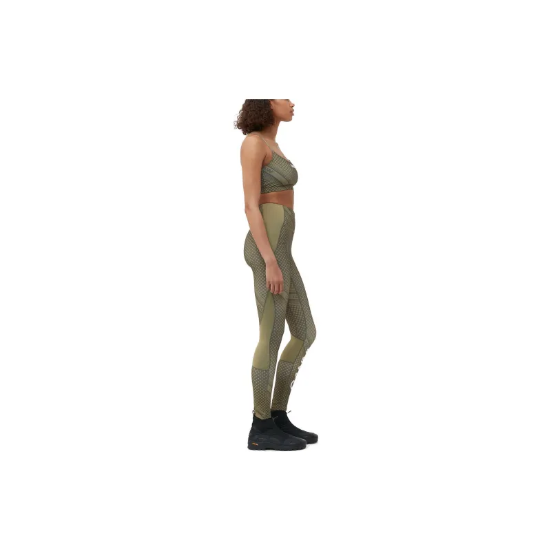 GANNI Active Ultra High Waist Leggings Casual Pants Women's Green-4