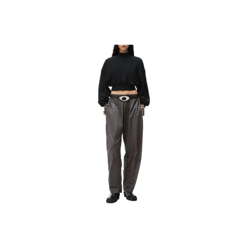 Alexander Wang Mock neck Cropped Sweatshirt-1