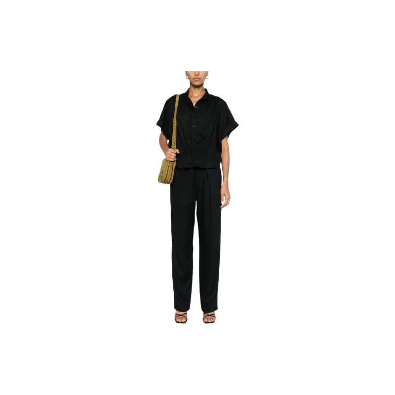 ISABEL MARANT ETOILE Viviana Pleated Blouse-1