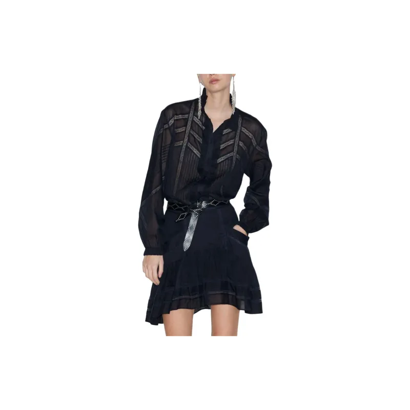 ISABEL MARANT ETOILE Gaia Embroidered Cotton Blouse-3
