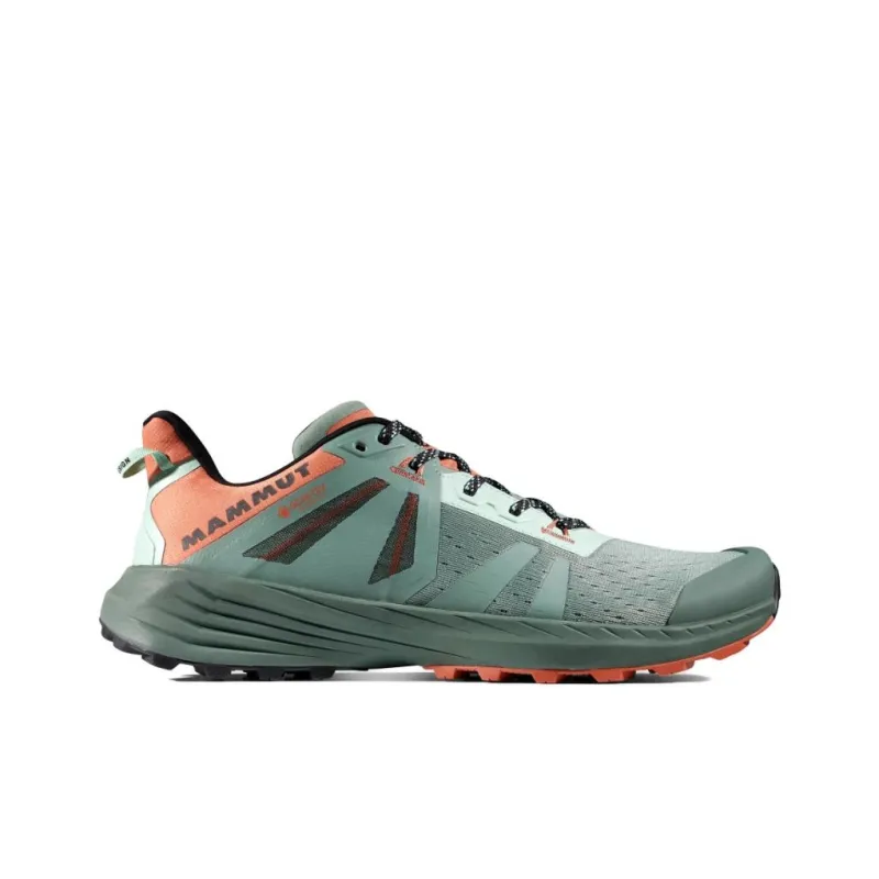 MAMMUT Saentis TR Anti-Slip Wear-Resistant Low-Top Trekking Shoes Men's Green-1