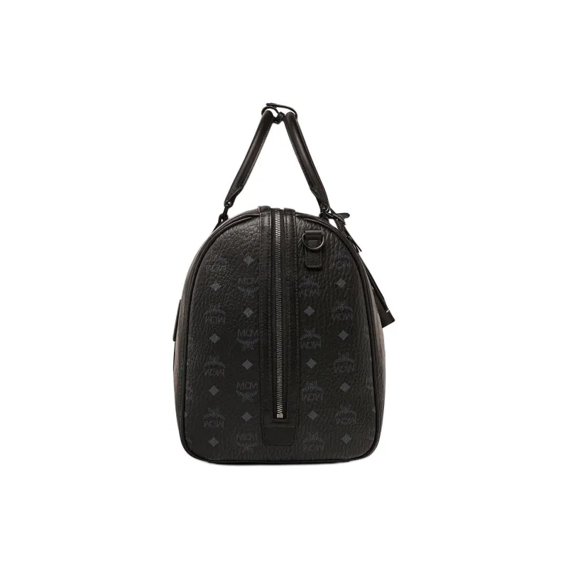 MCM Ottomar Canvas With Nappa Leather Weekend Bag, Handbag, Shoulder Bag, Crossbody Bag, Travel Bag Women's-3