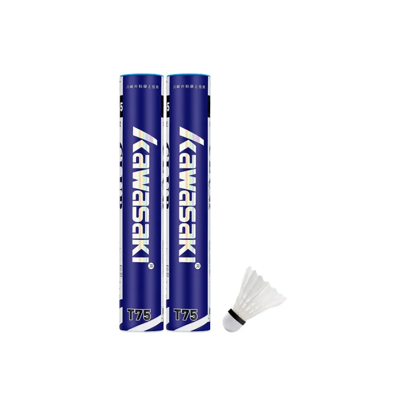 Kawasaki Duck Feather Shuttlecock 12 Pack Duck Feather Big Board Duck Feather Training Shuttlecocks-7