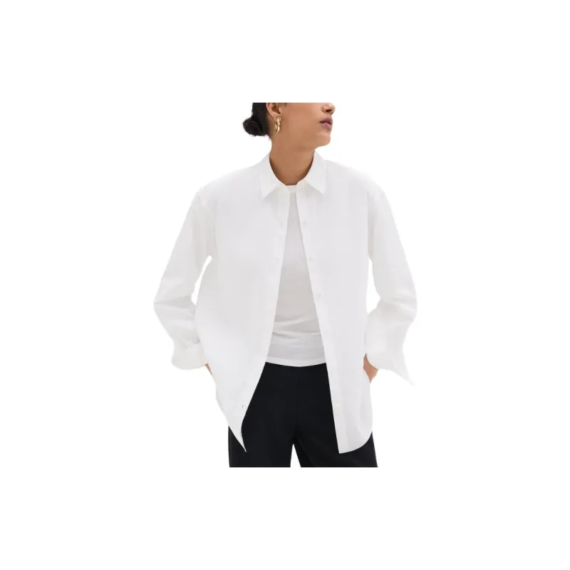 THEORY Classic Collared Long Sleeve Shirt-2