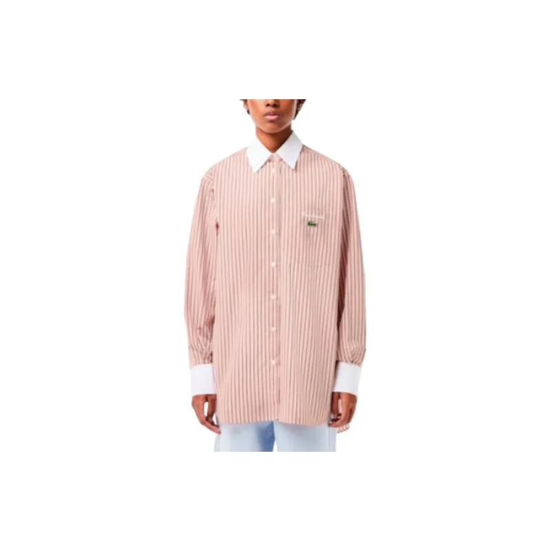 LACOSTE Shirts Women's Pink-3