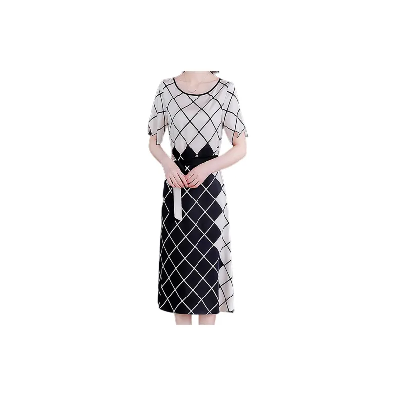 Mapping Short Sleeved Dresses Women's Multicolor-2