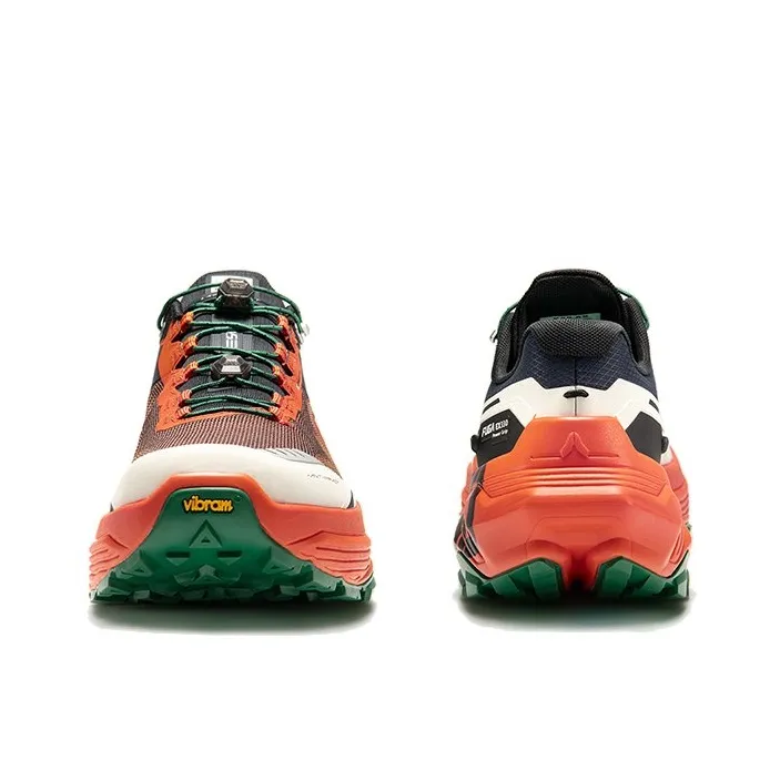 KAILAS FUGA Cushioning, Wear Resistant Low Top Running Shoes Men's Fuga Orange/Unbleached Original Color/Navy Blue-3