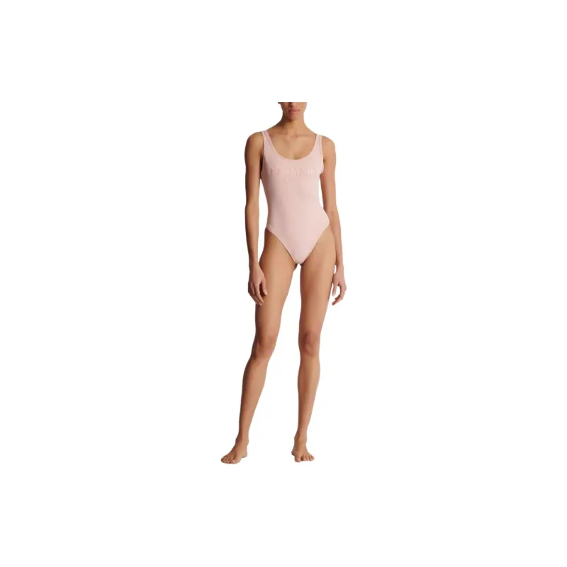 BALMAIN Embroidered logo One piece Swimsuit-1